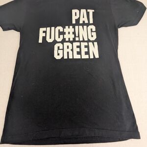 Pat Fuc*ing Green Vintage Concert Tee Black Small